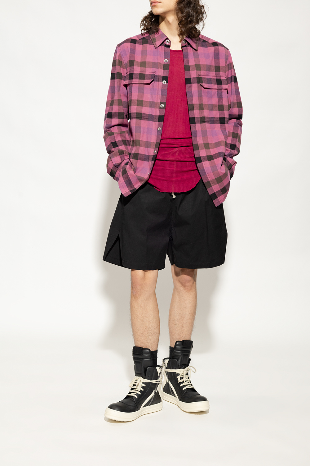 Black 'Geobasket' sneakers Rick Owens